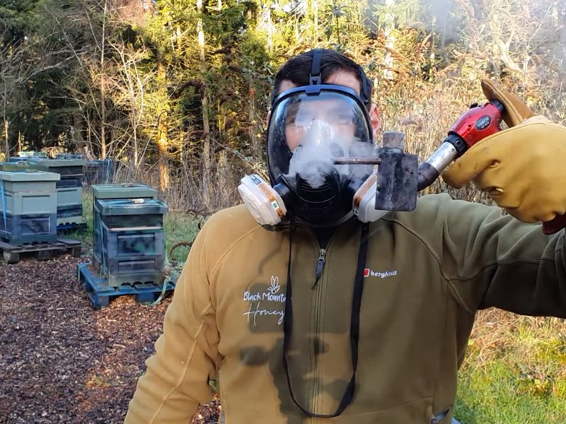 Vaporizator de gaz cu acid oxalic